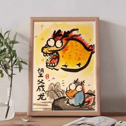 Hope the father can become a dragon include picture frame（free shipping by air）